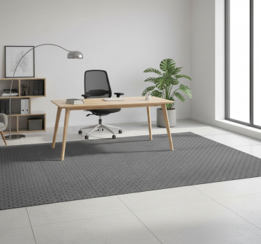 Vinyl teppich büro 3d graue würfel - TenStickers
