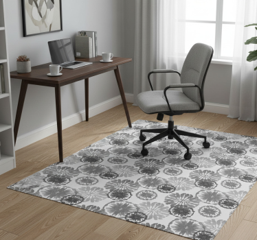 Vinyl teppich büro graue illusion - TenStickers
