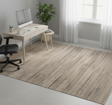 Vinyl teppich büro graue rustikale holzplanken - TenStickers