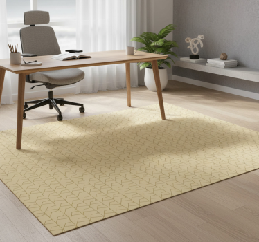 Vinyl teppich büro in grafitgrau und beige - TenStickers