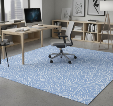 Vinyl teppich büro mit frostmuster - TenStickers