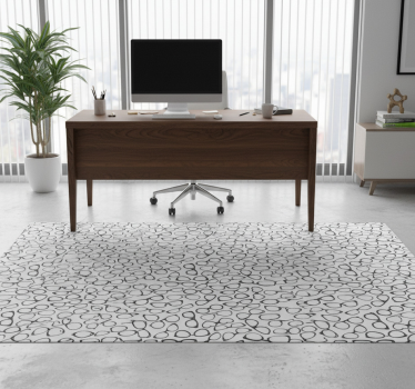 Vinyl teppich büro mit modischem sonnenbrillenmuster - TenStickers