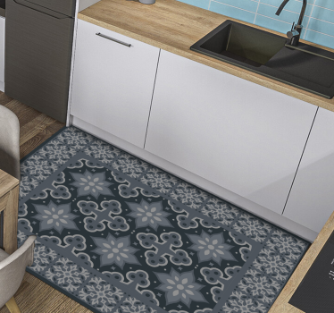 Vinyl Teppich Bad traditionelle fliese - TenStickers