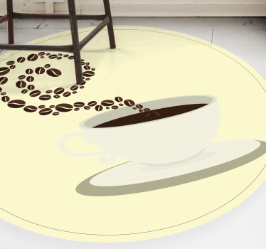 Vinyl Teppich Küche kaffee-aroma-bilder - TenStickers