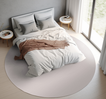Runder Vinyl Teppich in Bruguer Farbe des Jahres 2024 Dulce Hogar - TenStickers