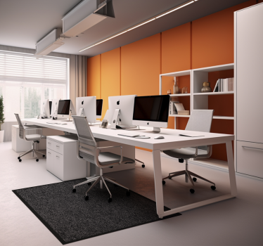 Vinylteppich Büro dunkelgraue Textur - TenStickers