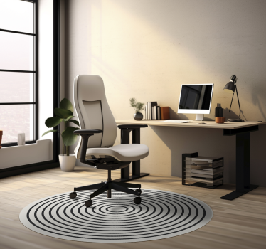Vinylteppich Büro Kreise - TenStickers