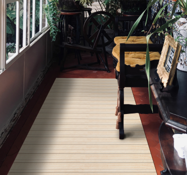 Helles Holz Vinylteppich Holzoptik - TenStickers