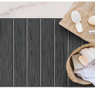 Vinylteppich Holzoptik elegantes dunkles finish - TenStickers