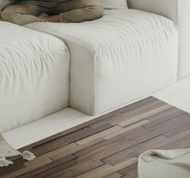 Vinylteppich Holzoptik stilvolles muster - TenStickers