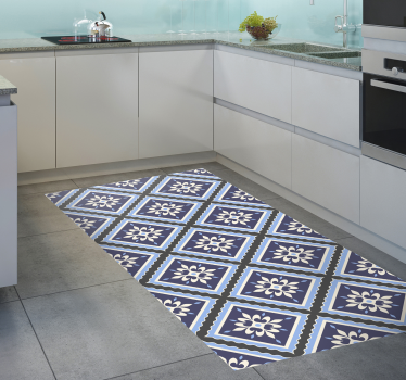 Vinylteppich Wohnzimmer Grau - TenStickers