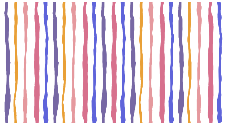 Vinyl Teppich Bad bunte breite streifen - TenStickers