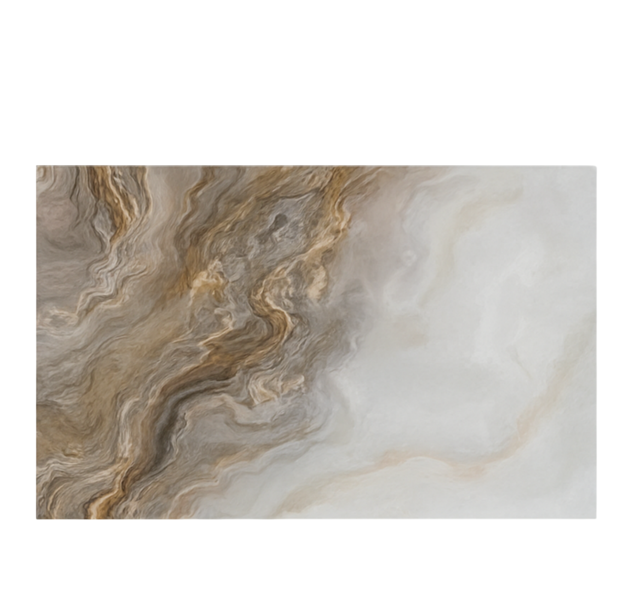 Vinyl Teppich Marmor taupe onyx-effekt - TenStickers