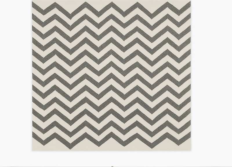 Vinyl Teppich Esszimmer chevron-zickzack-muster - TenStickers