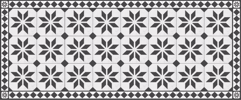 Vinyl Teppich Mosaik teppich im klassischen Stil - TenStickers