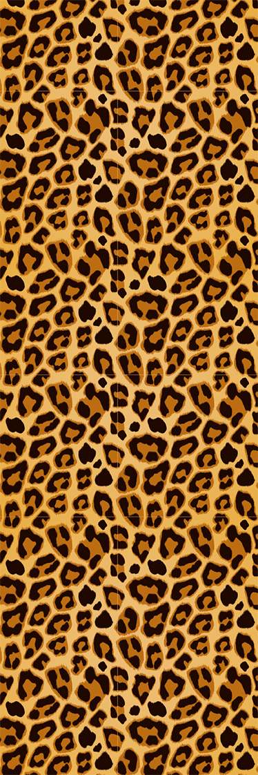 Vinyl teppich tiere leopard schlichtes muster - TenStickers