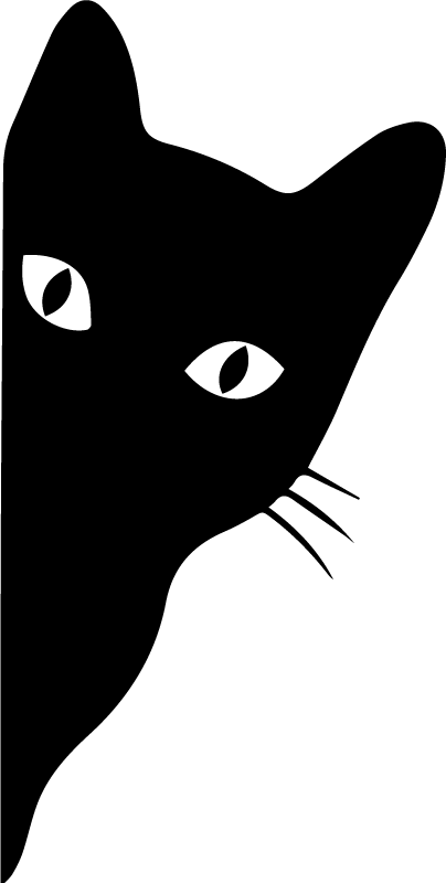 Vinyl teppich tiere mit schnurrender katze - TenStickers