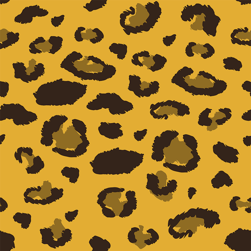 Vinyl teppich tiere leopard-design - TenStickers