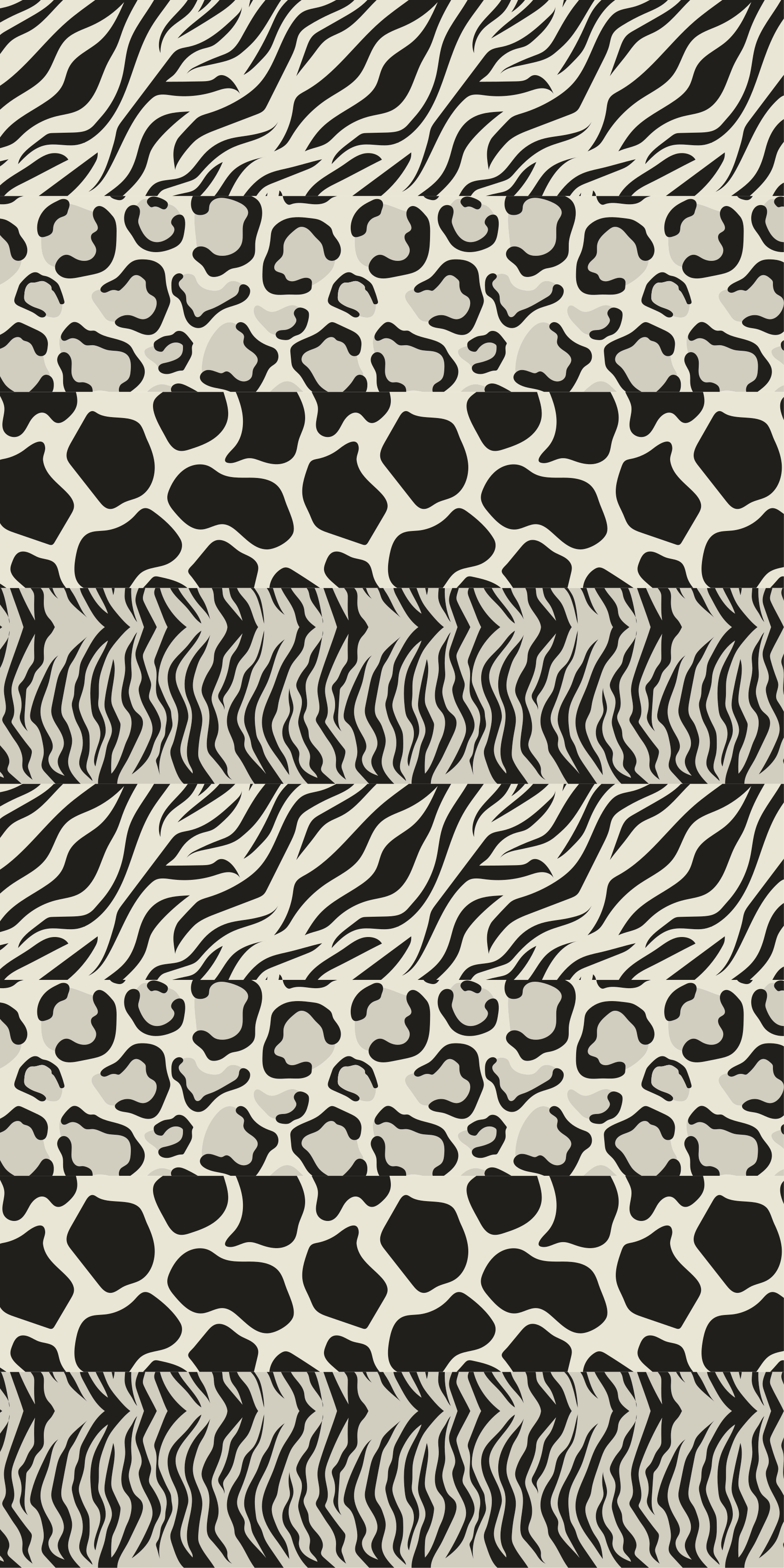 Vinyl teppich tiere in vier verschiedenen designs - TenStickers