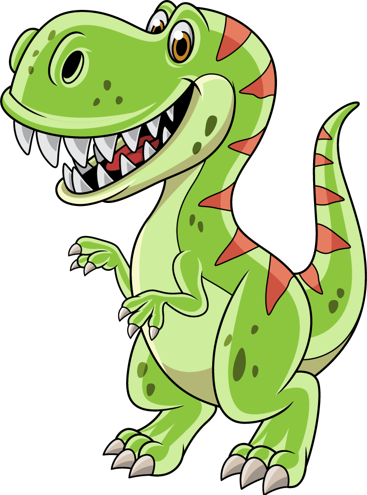 Vinyl teppich tiere cartoon tyrannosaurus rex - TenStickers