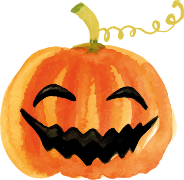 Vinyl teppich halloween glücklicher kürbis - TenStickers
