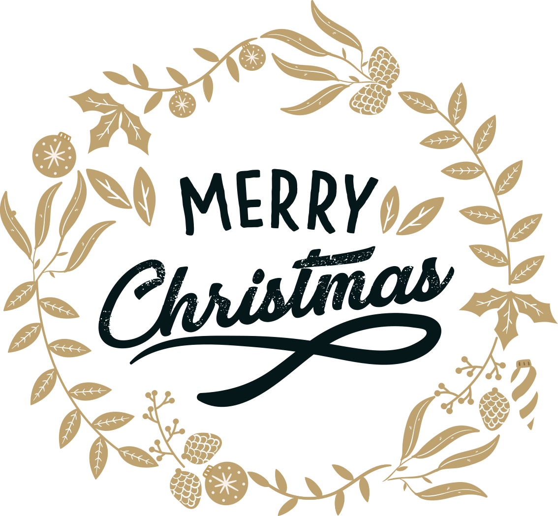 Vinyl teppich weihnachten mit floralem stickerei-motiv - TenStickers