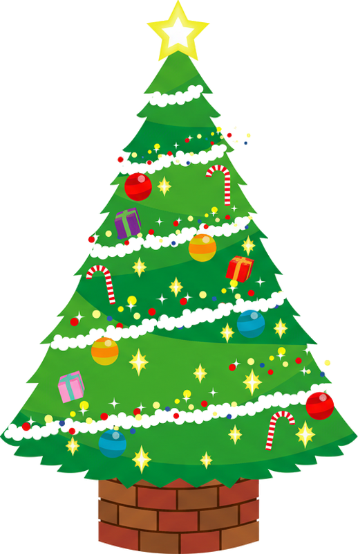 Vinyl teppich weihnachten tannenbaum - TenStickers