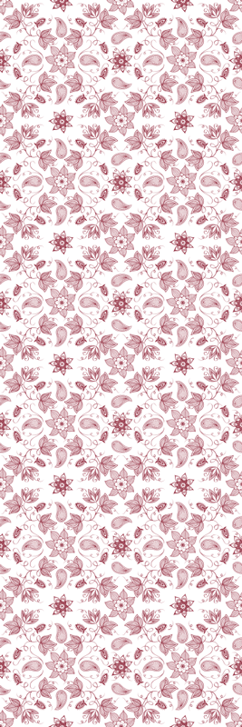 Vinyl teppich blumen mit floralem muster panel - TenStickers