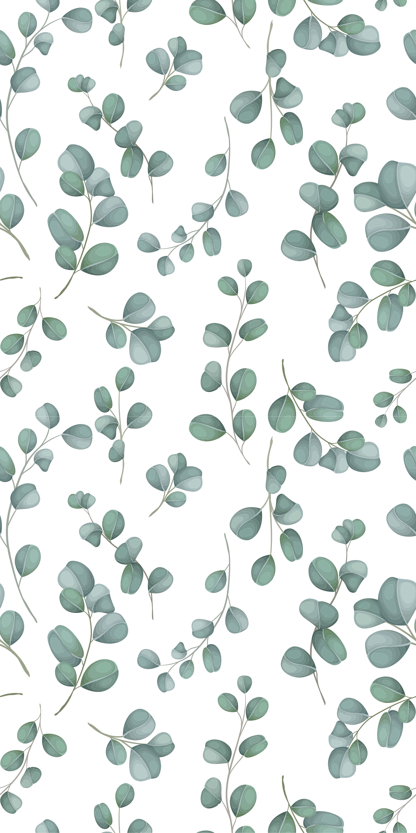 Vinyl teppich blumen elegantes nahtloses aquarellmuster - TenStickers