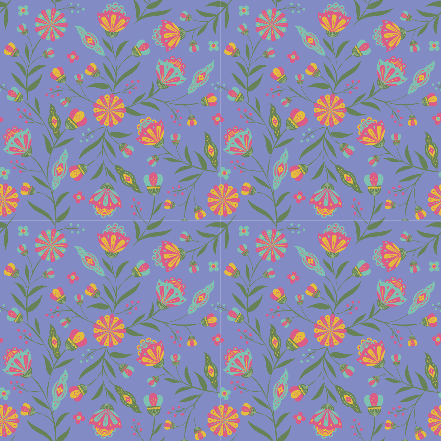 Vinyl teppich blumen niedliches design für kinder - TenStickers