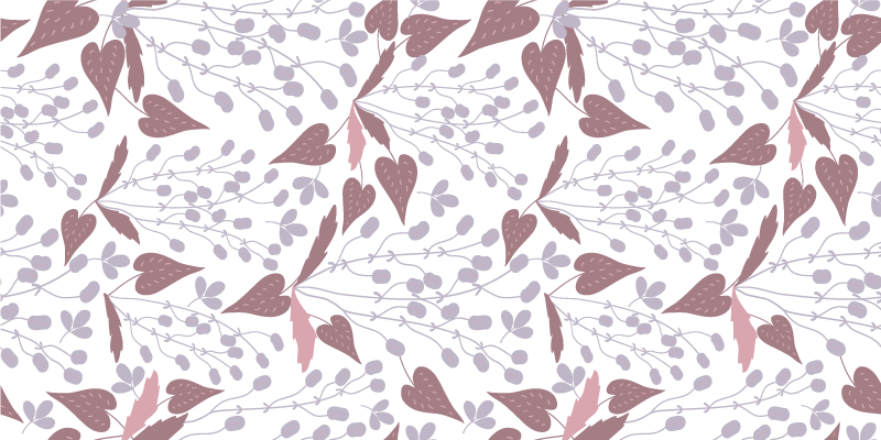 Vinyl teppich blumen im pastell vintage muster - TenStickers