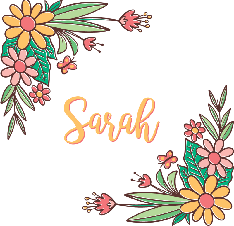 Vinyl teppich blumen individuell gestaltbar - TenStickers