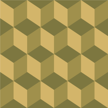 Vinyl teppich esszimmer beige 3d würfel - TenStickers