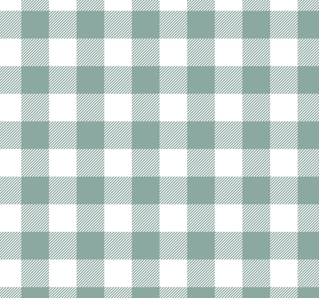 Vinyl teppich küche im grünen karomuster - TenStickers