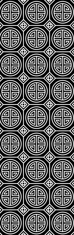 Vinyl teppich bad im japanischen minimalismus - TenStickers