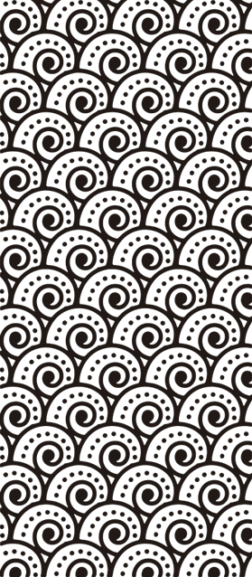 Vinyl teppich bad mit tsunami-effekt - TenStickers