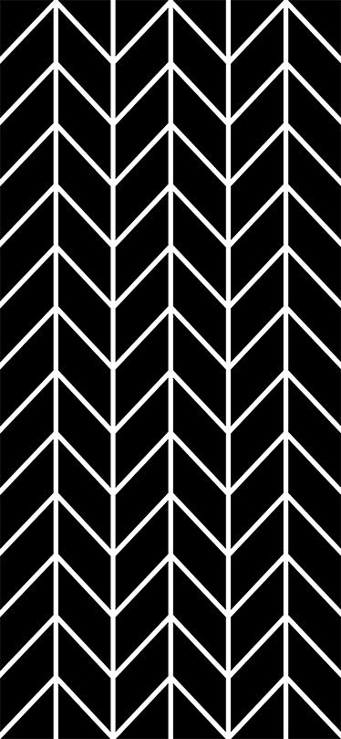 Vinyl teppich bad mit geometrischen pfeilen - TenStickers