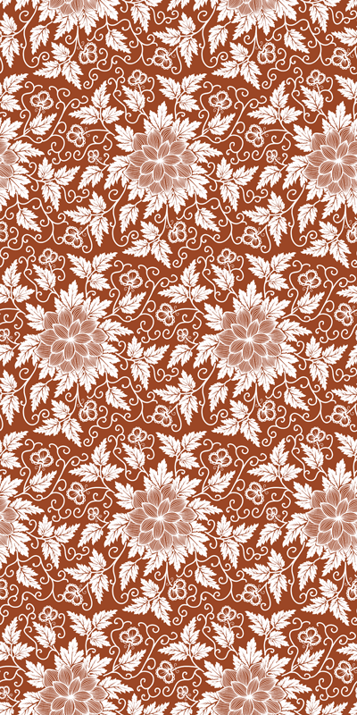 Vinyl teppich blumen botanische komposition - TenStickers