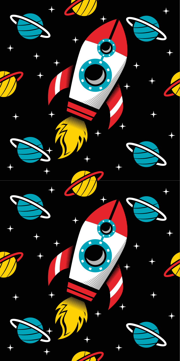 Vinyl teppich sterne für immer und darüber hinaus - TenStickers