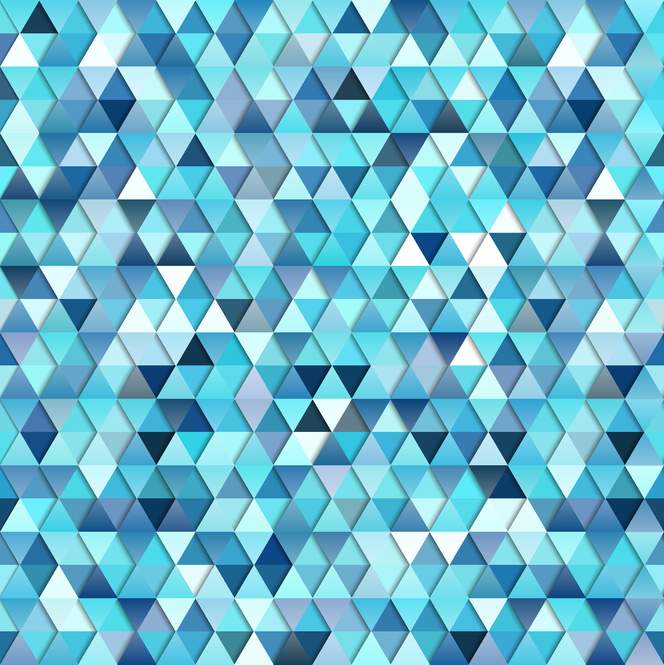 Vinyl teppich geometrisch in blau abstrakt - TenStickers