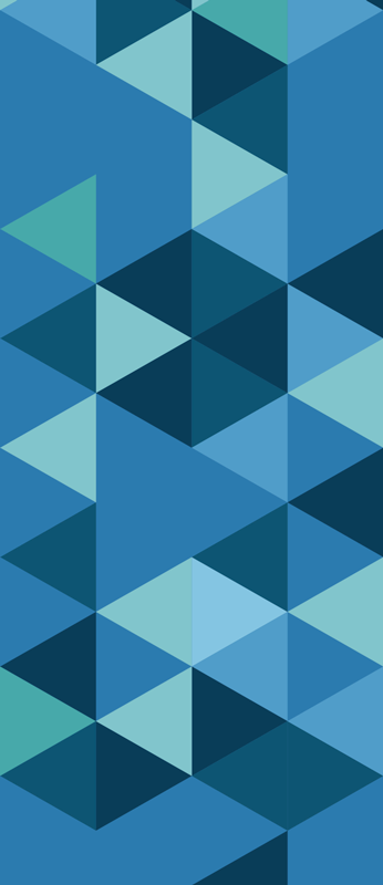 Vinyl teppich geometrisch blaue quadrate - TenStickers