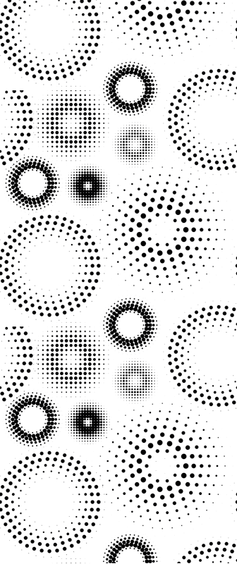Vinyl teppich geometrisch nahtlose punktmuster - TenStickers