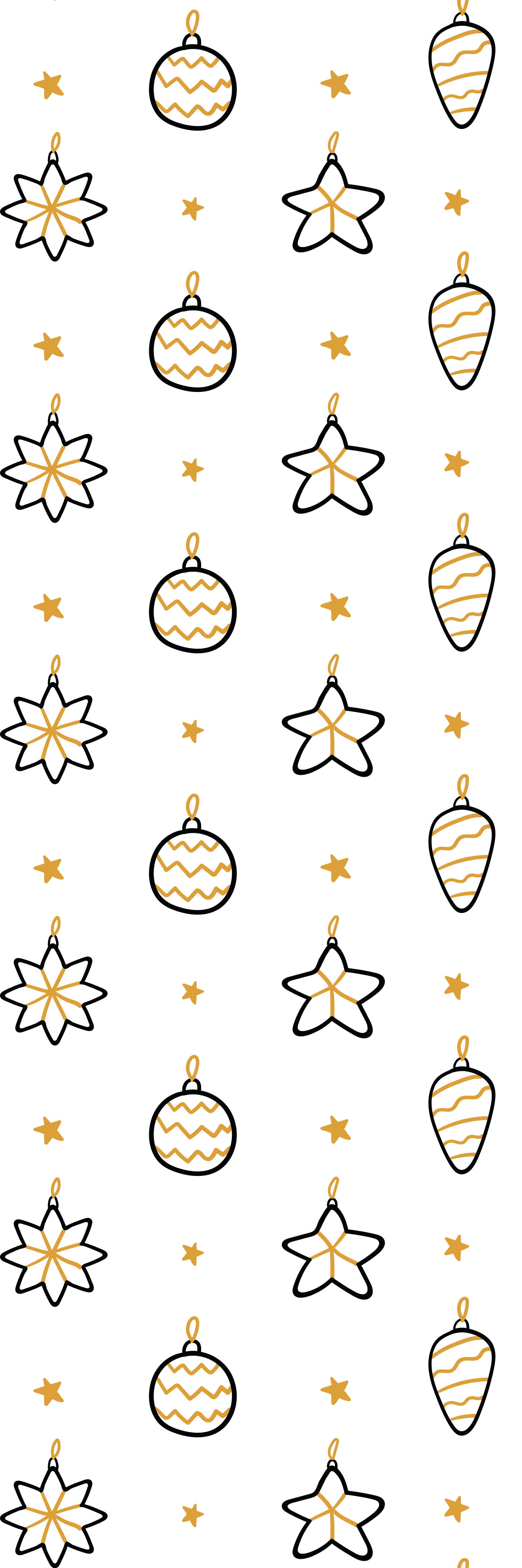 Vinyl teppich weihnachten mit weißen geometrischen sternen - TenStickers