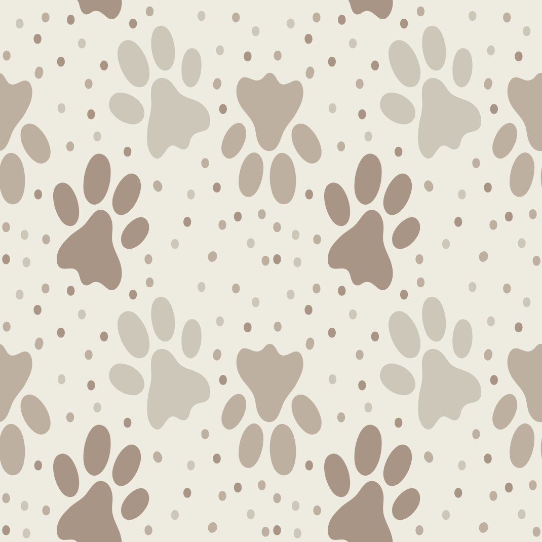 Vinyl teppich schlafzimmer hunde pfote - TenStickers