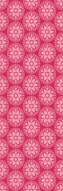 Vinyl teppich schlafzimmer pink koreanische kreise - TenStickers