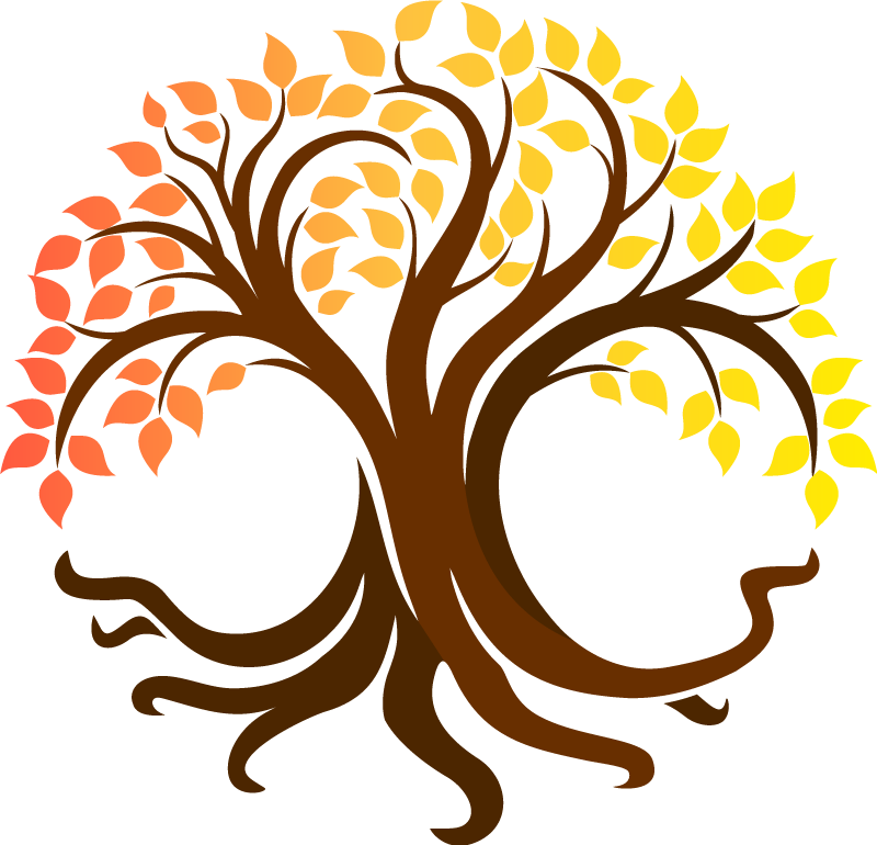 Vinyl teppich natur lebensbaum herbstliche farben - TenStickers