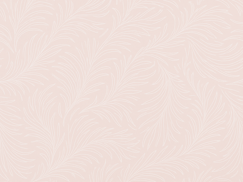 Vinyl teppich schlafzimmer in zartem rosa botanisch - TenStickers