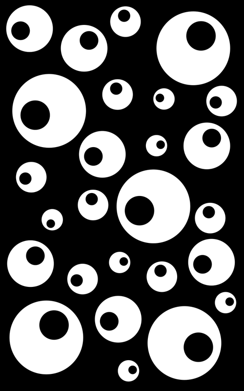 Vinyl teppich geometrisch wasserperlen - TenStickers