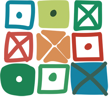 Vinyl teppich geometrisch mit verschiedenen quadraten - TenStickers
