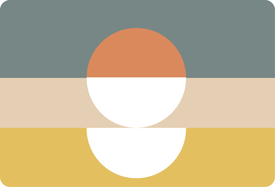 Vinyl teppich geometrisch 3 gestreift mit kreisflagge - TenStickers